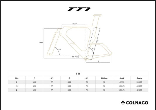 COLNAGO|TT1 Frameset