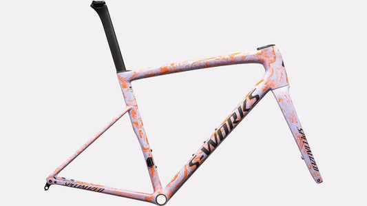 Specialized S-Works Tarmac SL8 Frameset [SATIN POWDER INDIGO / AMBER GLOW STRATA / OBSIDIAN]