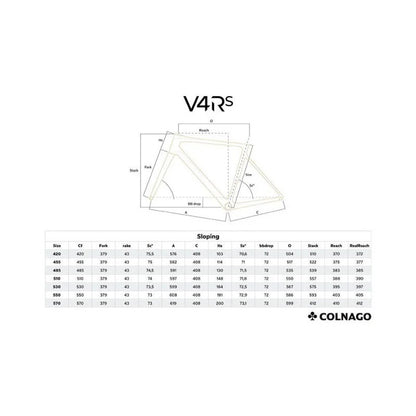 Colnago V4RS Disc Frameset [RVRD]